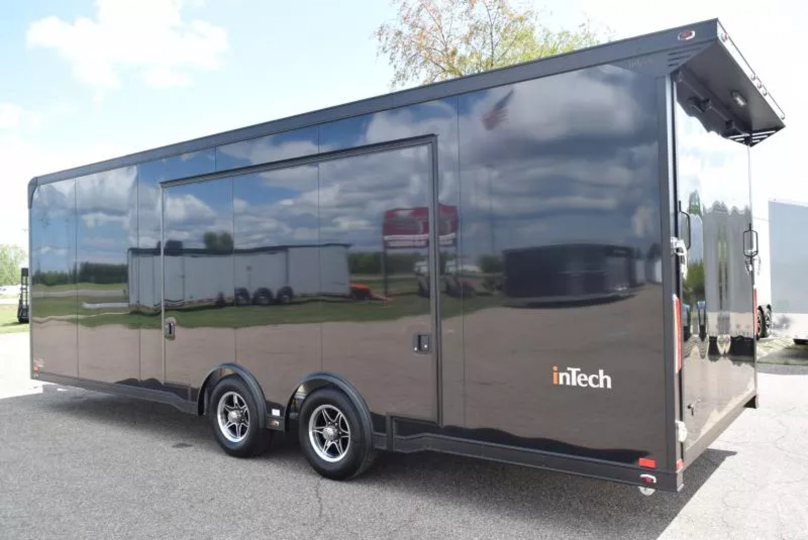 New INTECH 8.5x24 LITE SERIES ALL ALUMINUM RACE HAULER