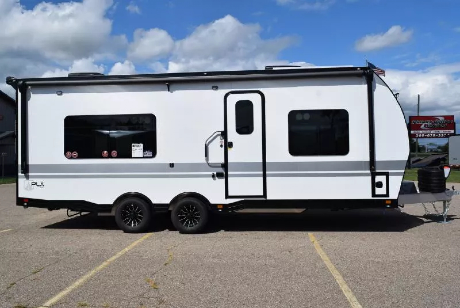 Used PRE-OWNED 2026 ATC PLA 550 2412 ALL ALUMINUM TOY HAULER - NEVER USED!!