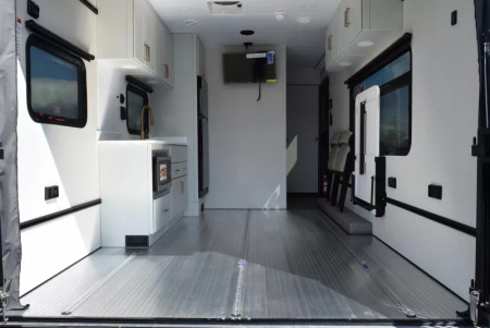 Used PRE-OWNED 2026 ATC PLA 550 2412 ALL ALUMINUM TOY HAULER - NEVER USED!!