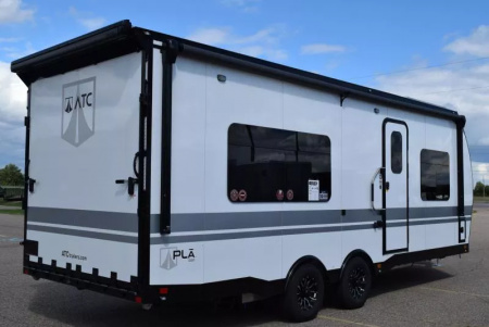 Used PRE-OWNED 2026 ATC PLA 550 2412 ALL ALUMINUM TOY HAULER - NEVER USED!!