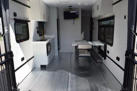 Used PRE-OWNED 2026 ATC PLA 550 2412 ALL ALUMINUM TOY HAULER - NEVER USED!!