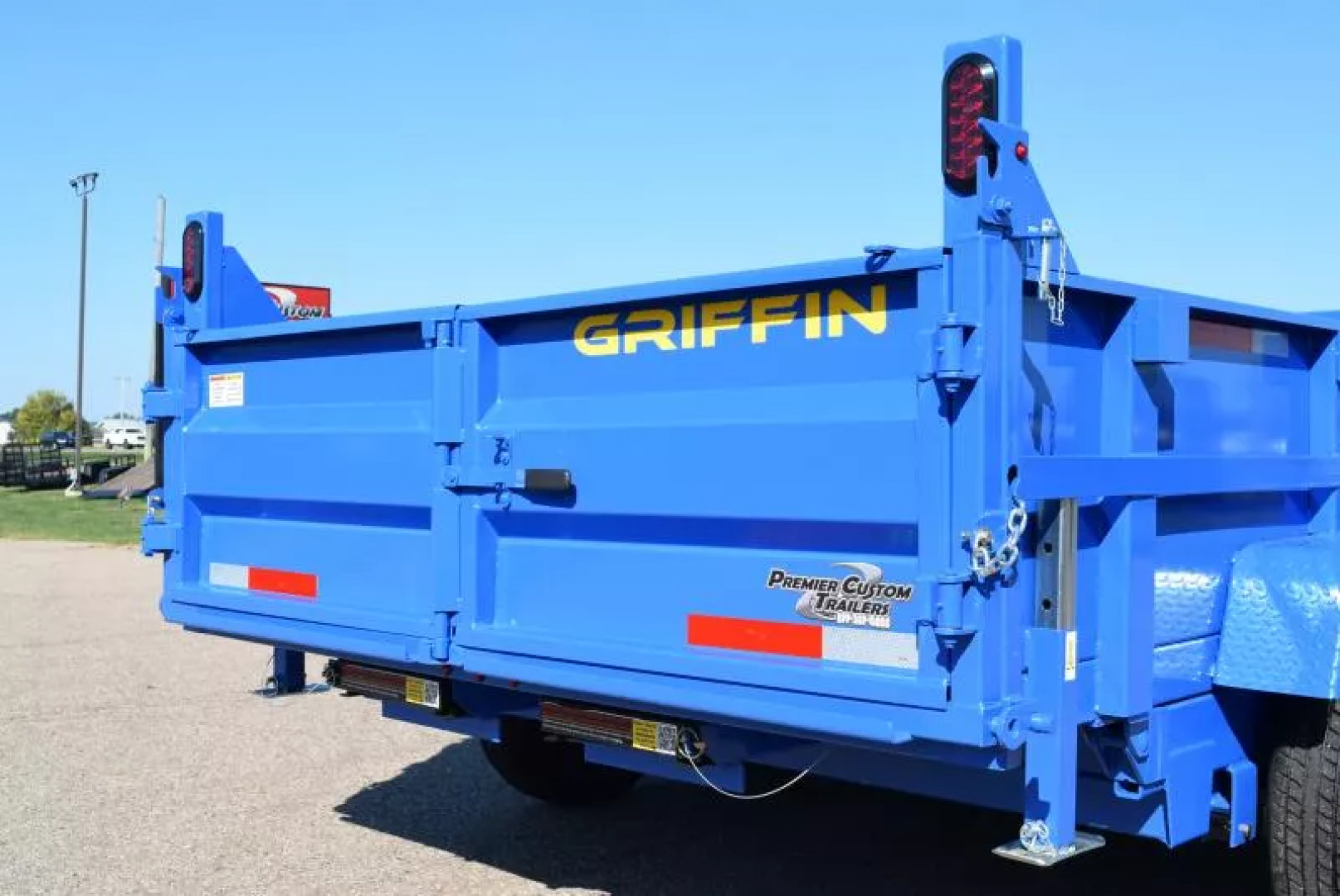 New GRIFFIN 7x14 14K DUMP TRAILER w/ TELESCOPING CYLINDER