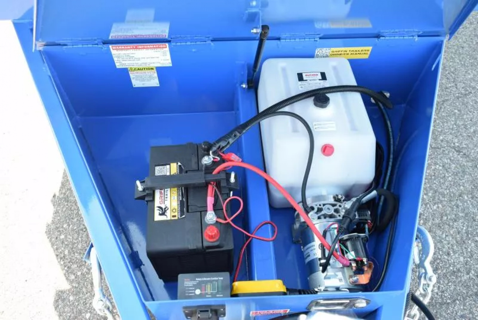 New GRIFFIN 7x14 14K DUMP TRAILER w/ TELESCOPING CYLINDER