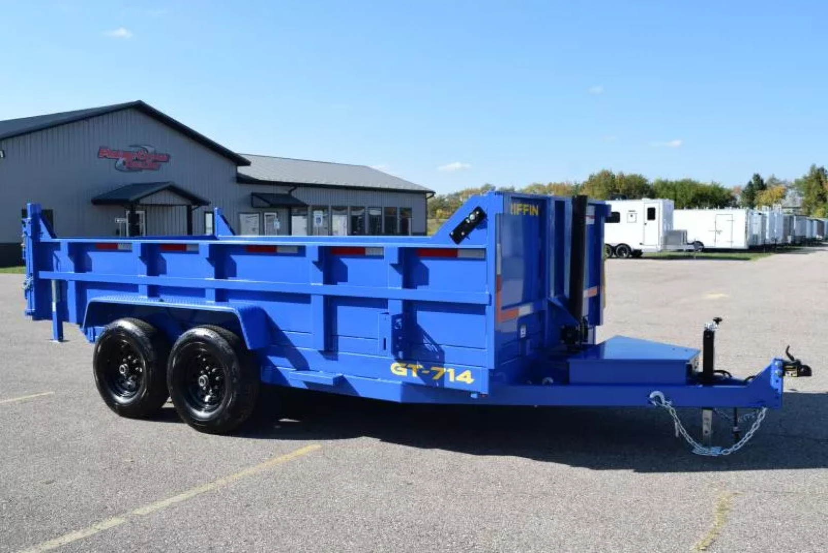 New GRIFFIN 7x14 14K DUMP TRAILER w/ TELESCOPING CYLINDER