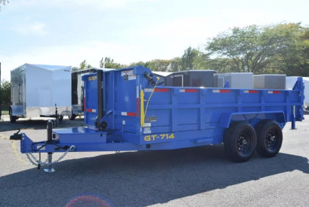 New GRIFFIN 7x14 14K DUMP TRAILER w/ TELESCOPING CYLINDER