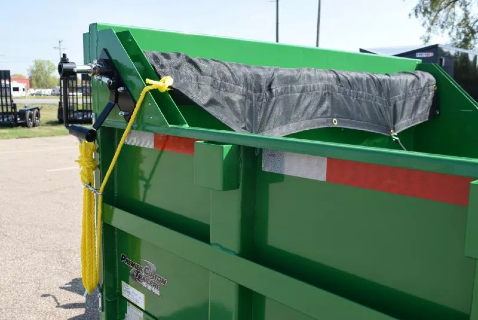 New GRIFFIN 7x14 14K DUMP TRAILER w/ TELESCOPING CYLINDER