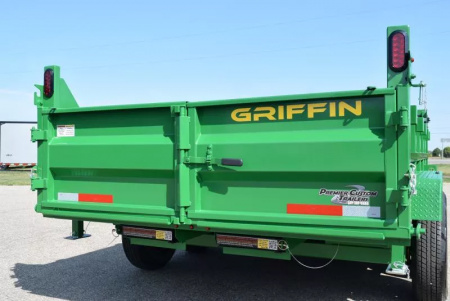 New GRIFFIN 7x14 14K DUMP TRAILER w/ TELESCOPING CYLINDER