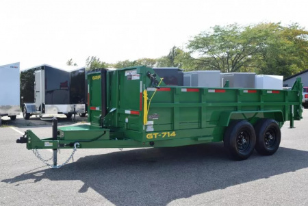 New GRIFFIN 7x14 14K DUMP TRAILER w/ TELESCOPING CYLINDER