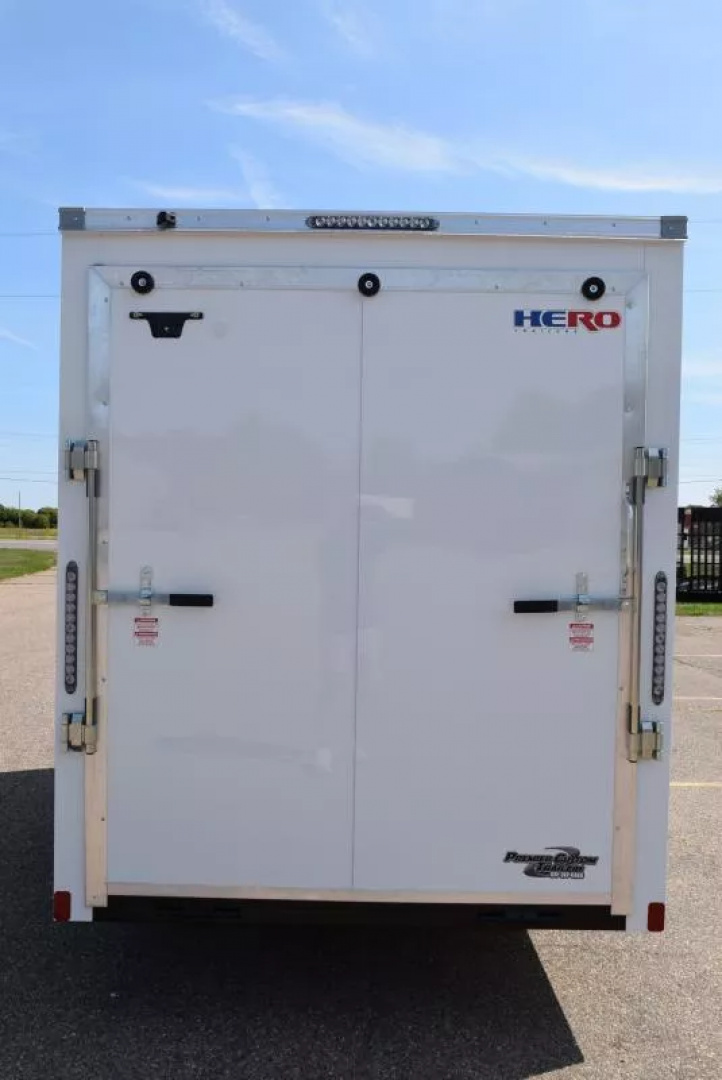 New BRAVO HERO 6x12 ENCLOSED CARGO TRAILER - POLYCOR .080 EXTERIOR