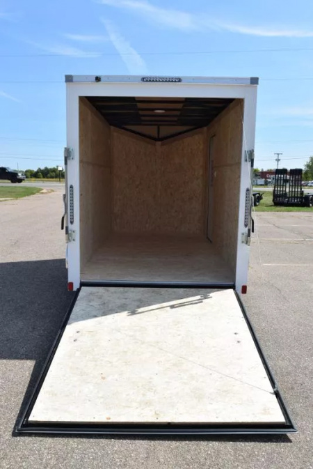 New BRAVO HERO 6x12 ENCLOSED CARGO TRAILER - POLYCOR .080 EXTERIOR