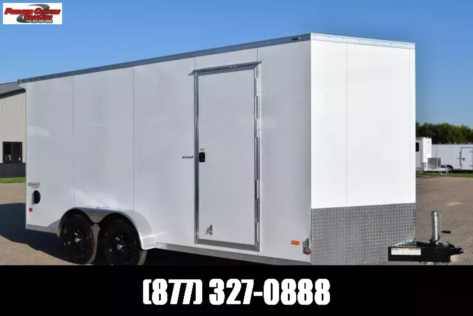 New BRAVO 7x16 SCOUT ENCLOSED CARGO TRAILER