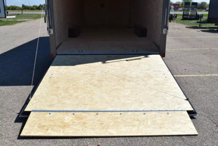 New BRAVO HERO 8.5x24 ENCLOSED CAR HAULER TRAILER - 10k GVWR - .080 POLYCOR EXTERIOR