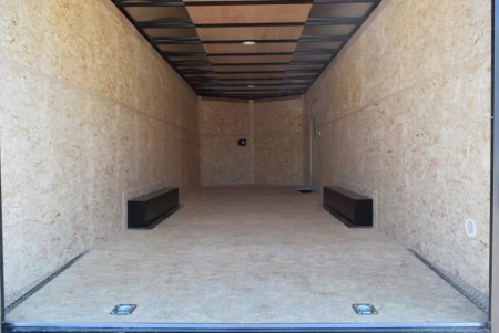 New BRAVO HERO 8.5x24 ENCLOSED CAR HAULER TRAILER - 10k GVWR - .080 POLYCOR EXTERIOR