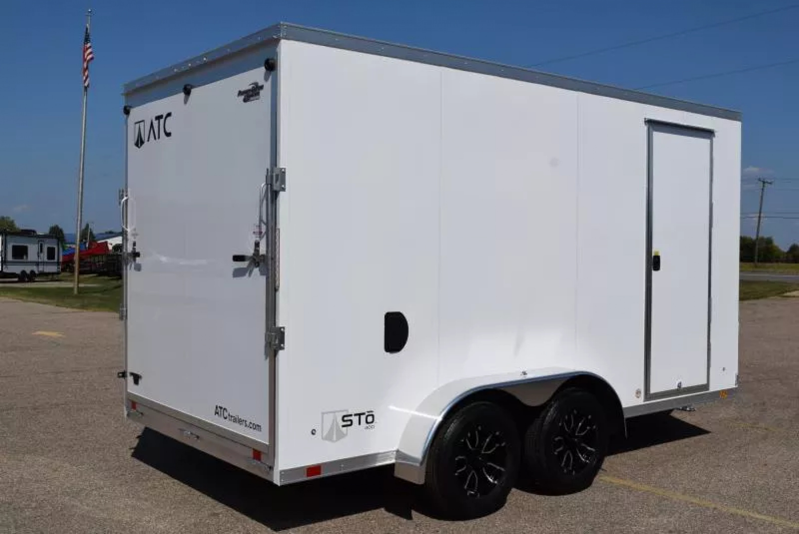 New ATC 7x14 STO 400 ALUMINUM CARGO TRAILER