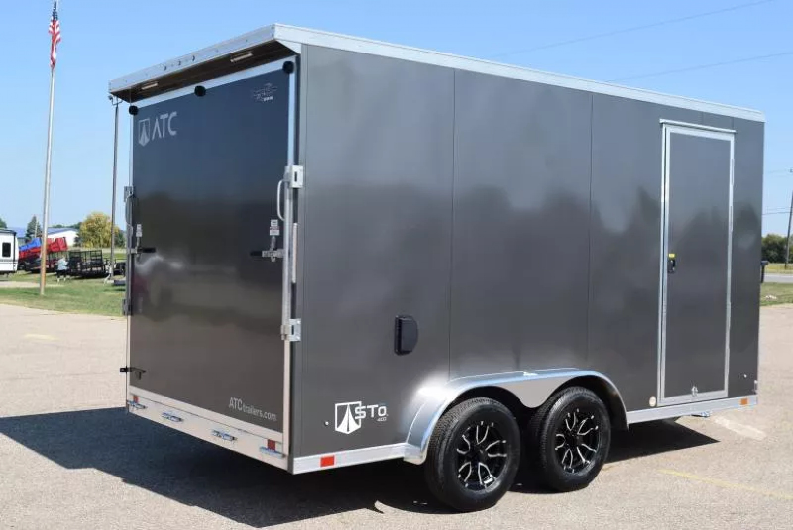 New ATC 7.5x14 STO 400 ALUMINUM CARGO TRAILER