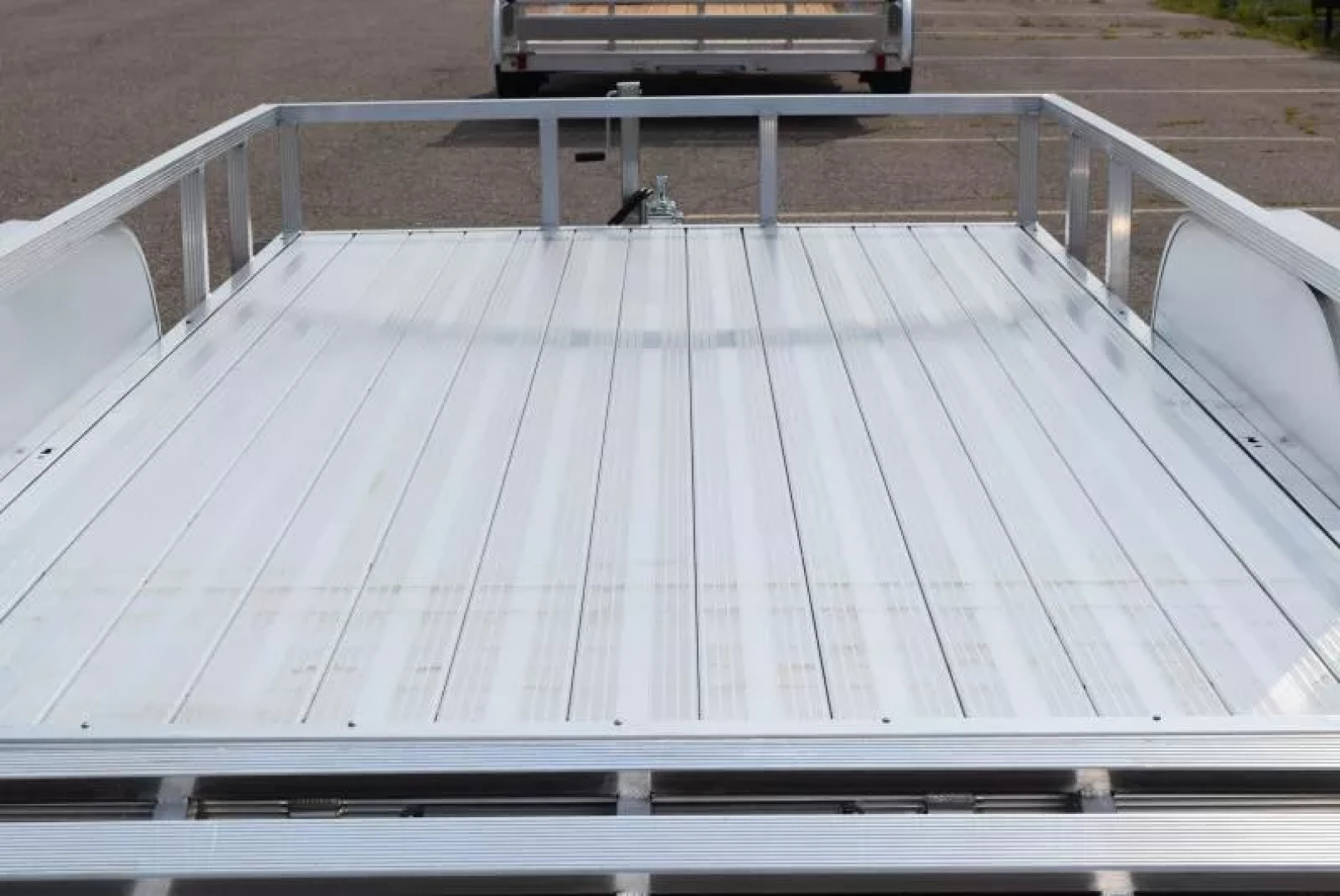 New SPORT HAVEN 7x14 DELUXE OPEN UTILITY w/ BI-FOLD RAMP GATE