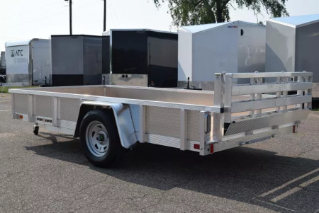 New SPORT HAVEN 6x12 OPEN UTILITY TRAILER w/ ATP SIDES & BI-FOLD GATE