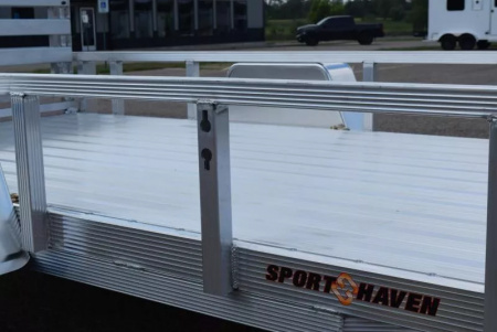 New SPORT HAVEN 6x12 DELUXE SERIES UTILITY TRAILER w/ BI-FOLD RAMP GATE
