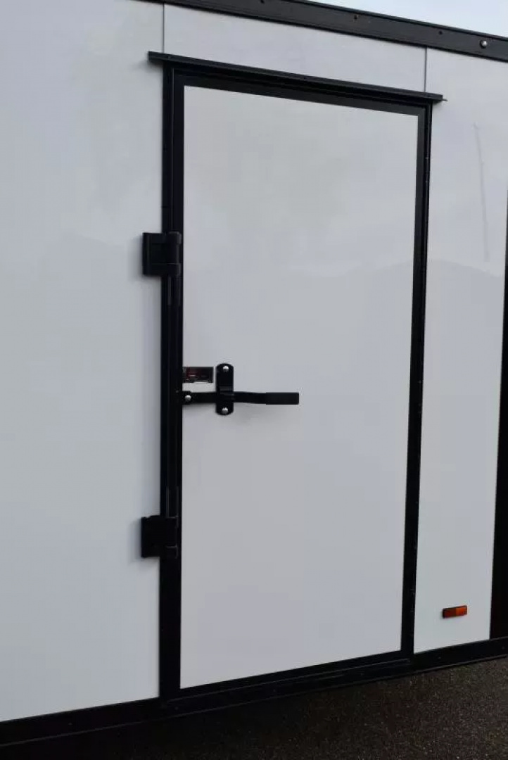 New BRAVO HERO 6x12 *MIDNIGHT EDITION* ENCLOSED CARGO TRAILER - POLYCOR .080 EXTERIOR