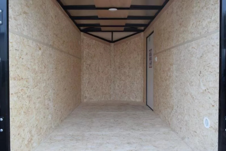 New BRAVO HERO 6x12 *MIDNIGHT EDITION* ENCLOSED CARGO TRAILER - POLYCOR .080 EXTERIOR