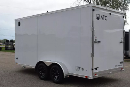 New ATC 7x16 STO 400 ALUMINUM CARGO TRAILER