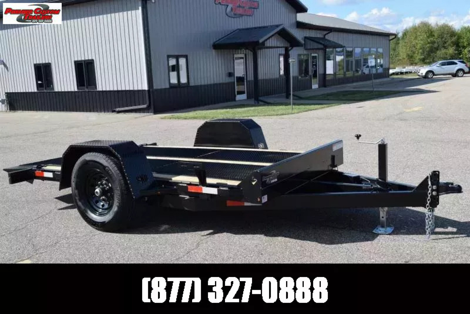 New BND 6x12 TILT BED SCISSOR LIFT EQUIPMENT TRAILER w/ 7000LB AXLE