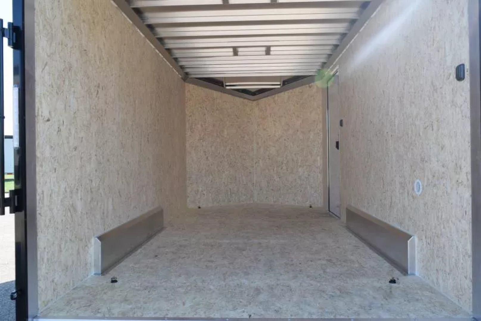 New ATC 7.5x14 STO 400 ALUMINUM CARGO TRAILER w/ BLACK TRIM PACKAGE