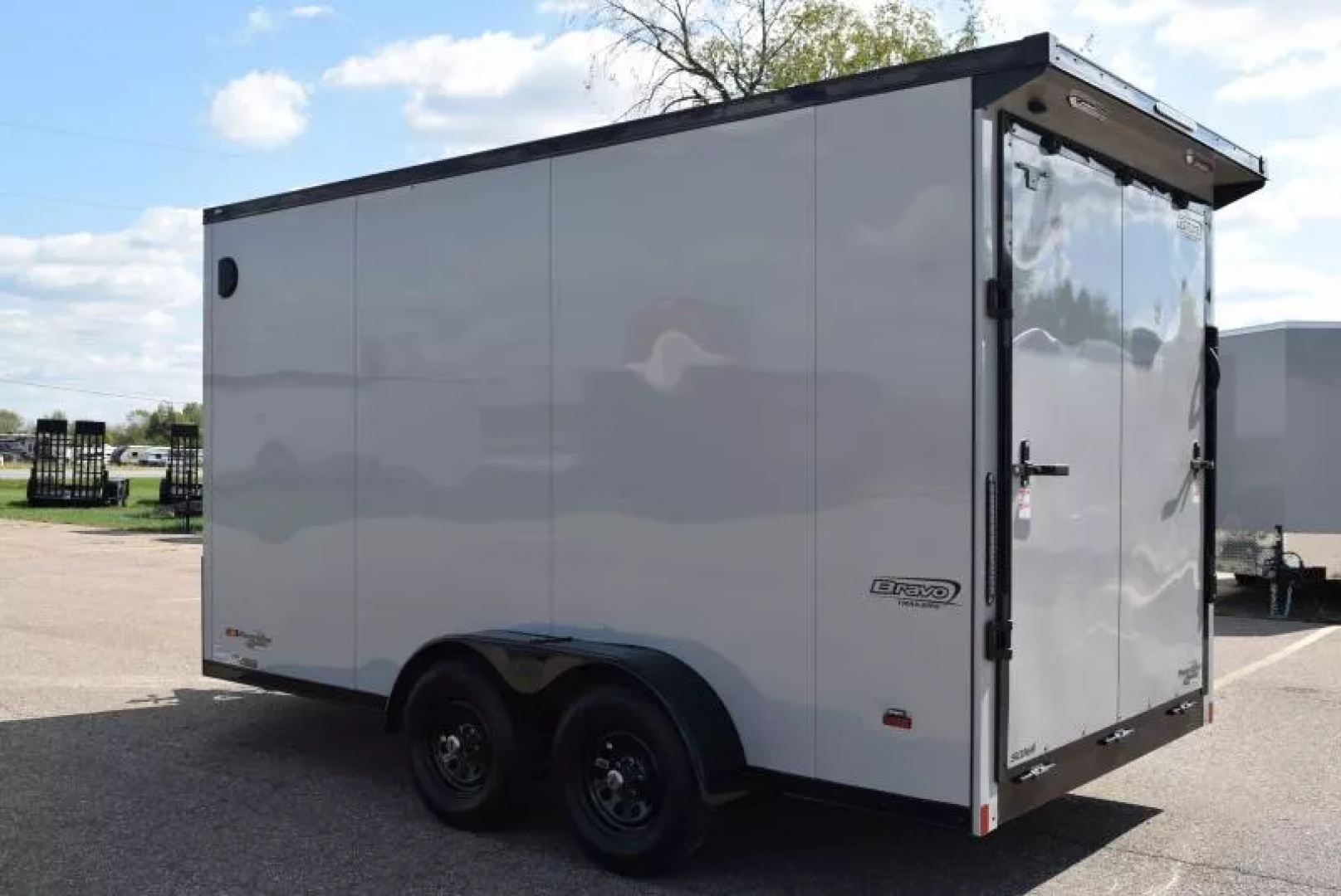 New BRAVO 7x14 SCOUT ENCLOSED CARGO TRAILER *MIDNIGHT EDITION*