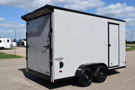 New BRAVO 7x14 SCOUT ENCLOSED CARGO TRAILER *MIDNIGHT EDITION*