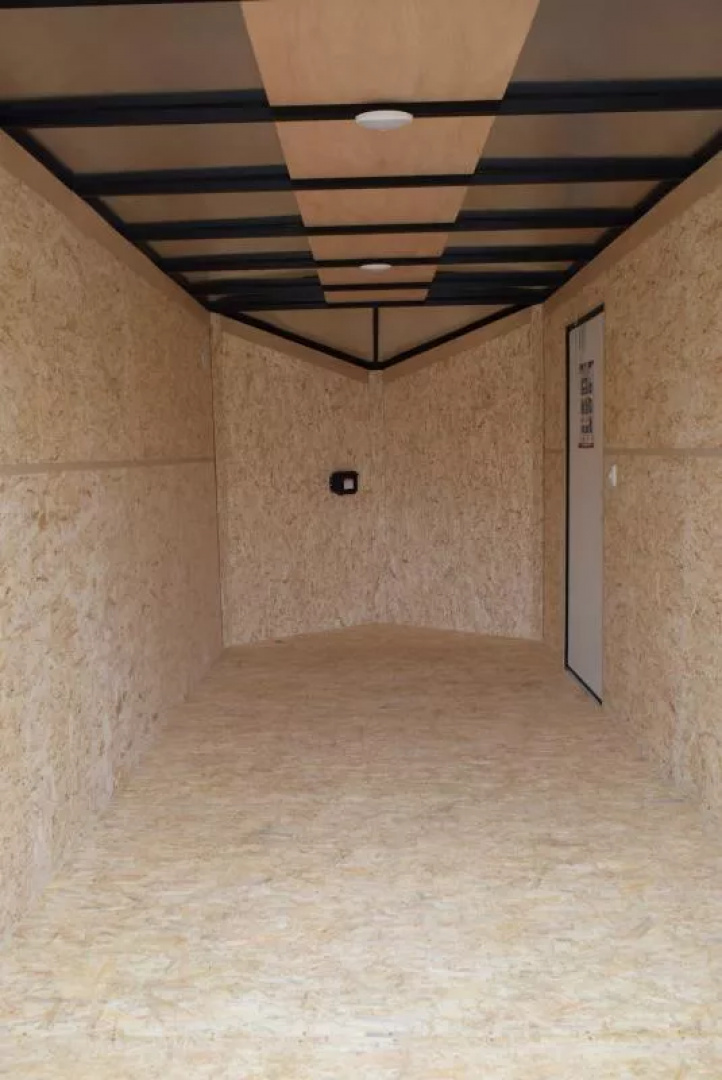 New BRAVO HERO 7x14 ENCLOSED CARGO TRAILER - .080 POLYCOR EXTERIOR *MIDNIGHT EDITION*