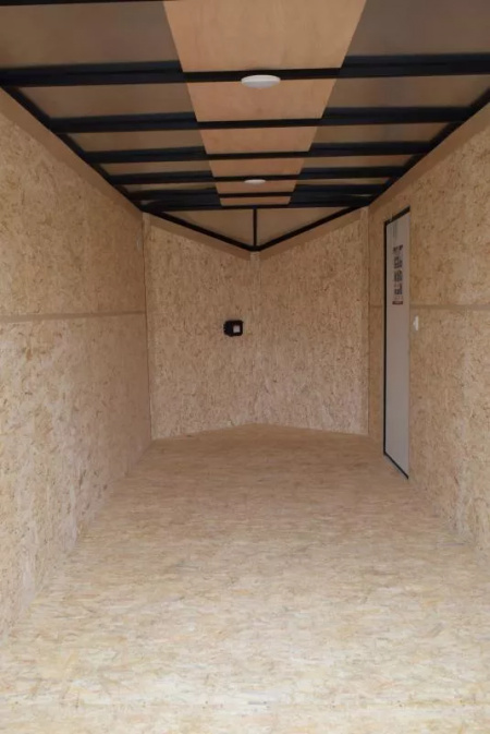 New BRAVO HERO 7x14 ENCLOSED CARGO TRAILER - .080 POLYCOR EXTERIOR *MIDNIGHT EDITION*