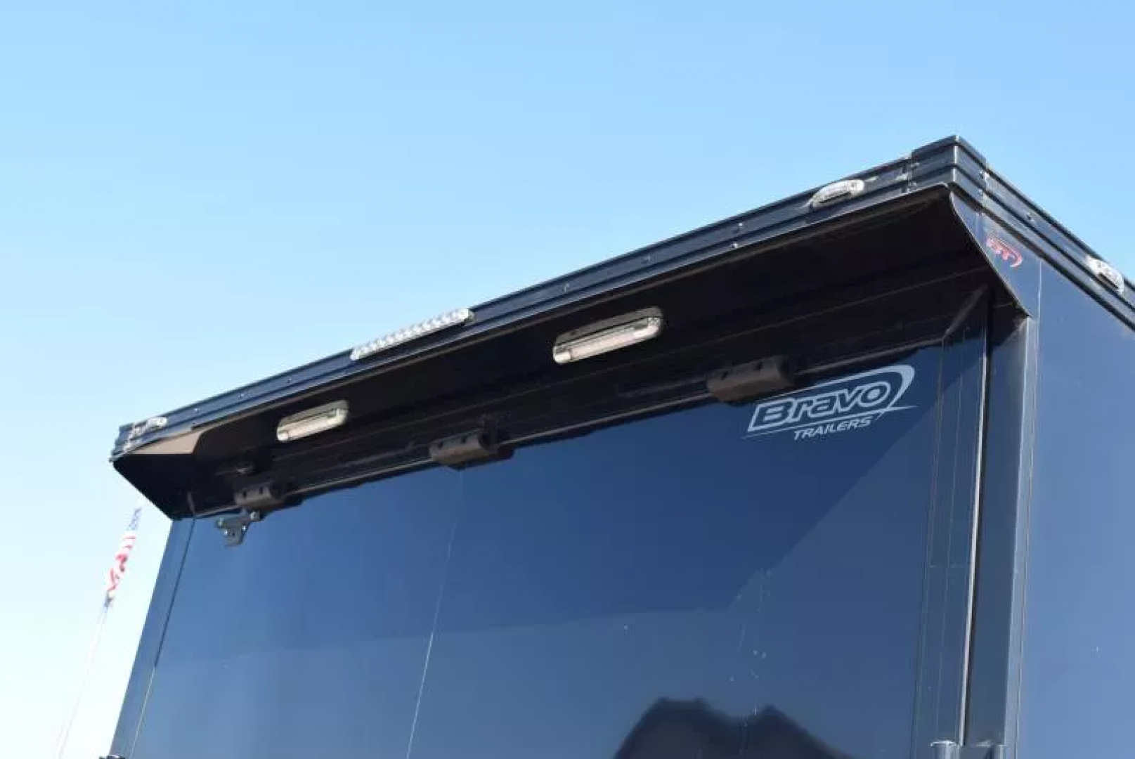 Used PRE-OWNED 2023 BRAVO 8.5x28 SILVER STAR ALUMINUM ENCLOSED CAR HAULER