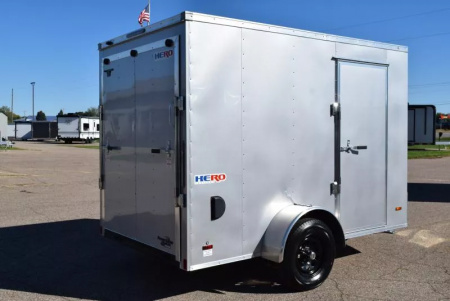 New BRAVO HERO 6x10 ENCLOSED CARGO TRAILER