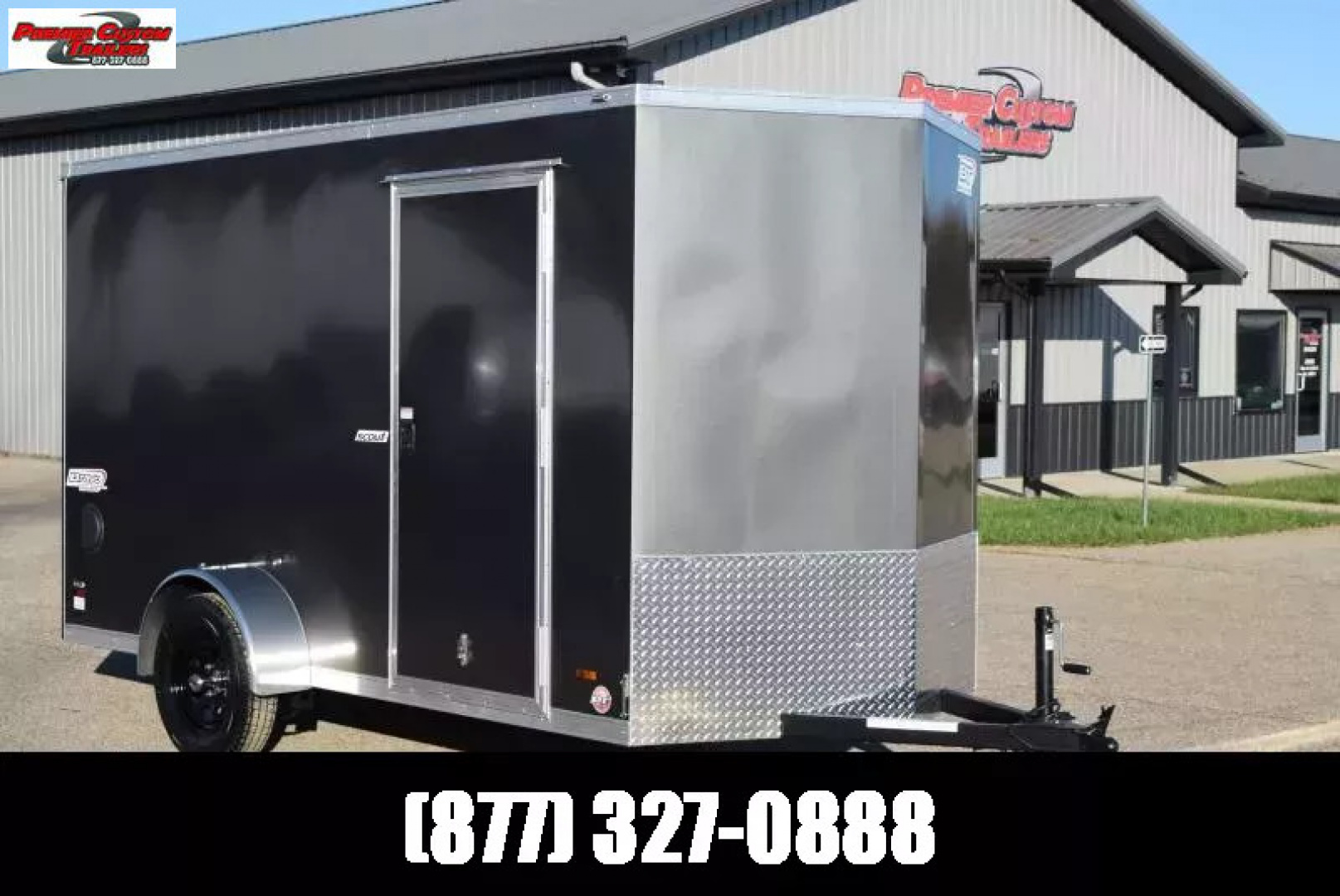 New BRAVO 6x12 SCOUT ENCLOSED CARGO TRAILER