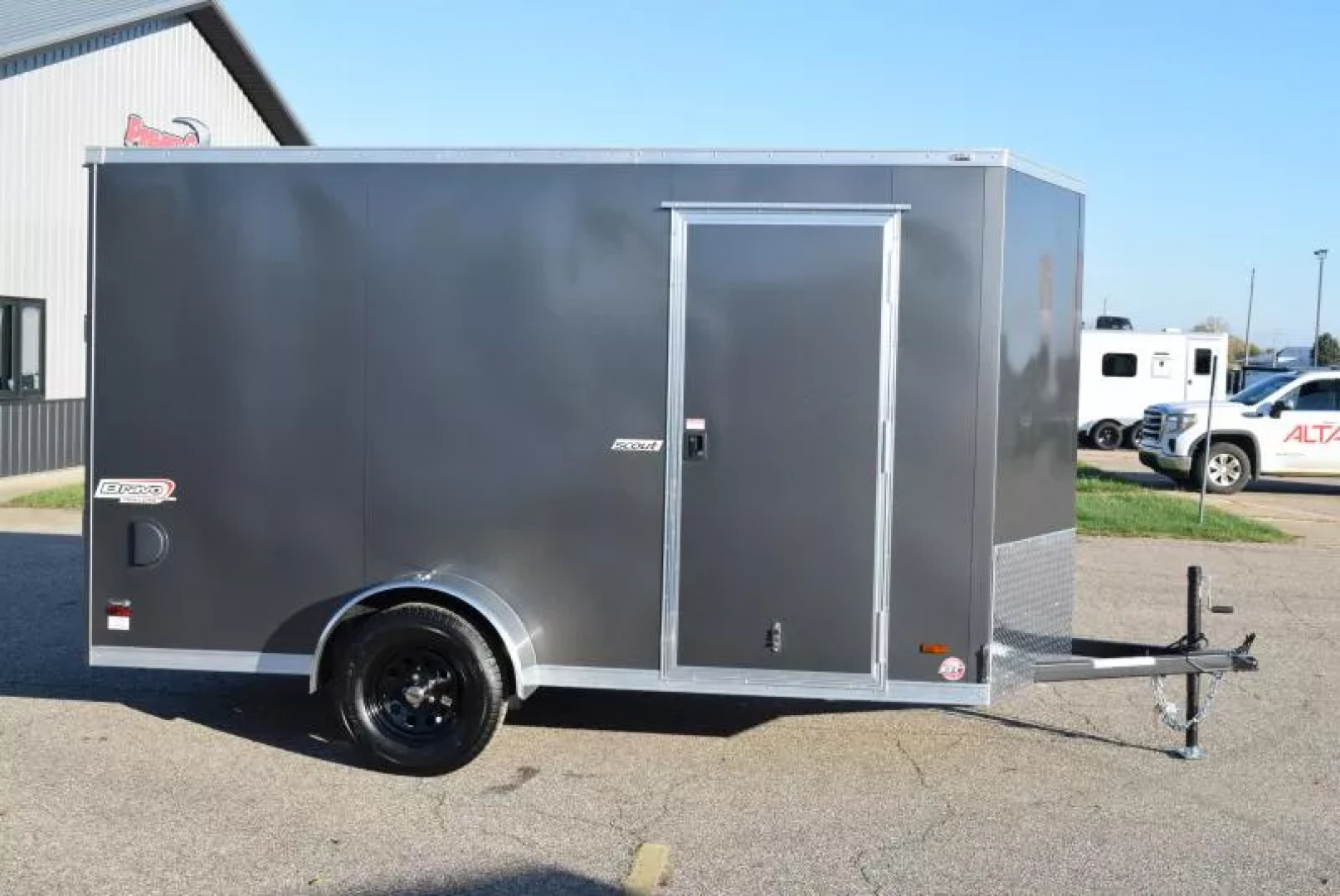 New BRAVO 6x12 SCOUT ENCLOSED CARGO TRAILER