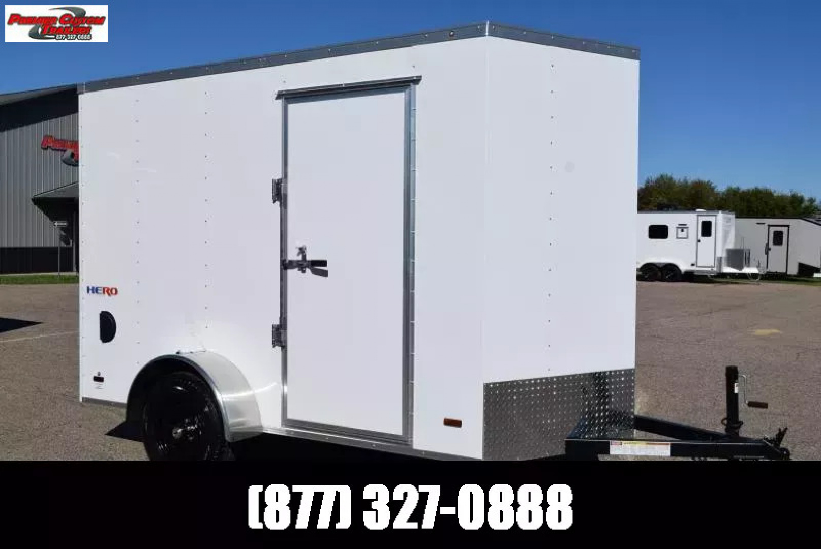 New BRAVO HERO 6x10 ENCLOSED CARGO TRAILER