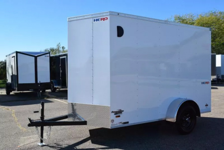New BRAVO HERO 6x10 ENCLOSED CARGO TRAILER