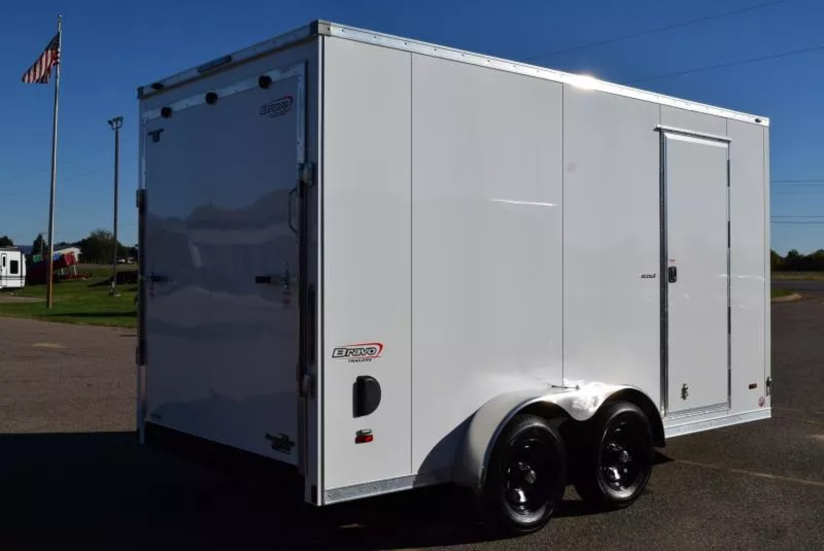 New BRAVO 7x14 SCOUT ENCLOSED CARGO TRAILER