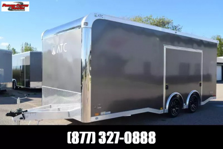 New ATC 8.5x20' ROM 400 CAR HAULER w/ PREMIUM ESCAPE DOOR