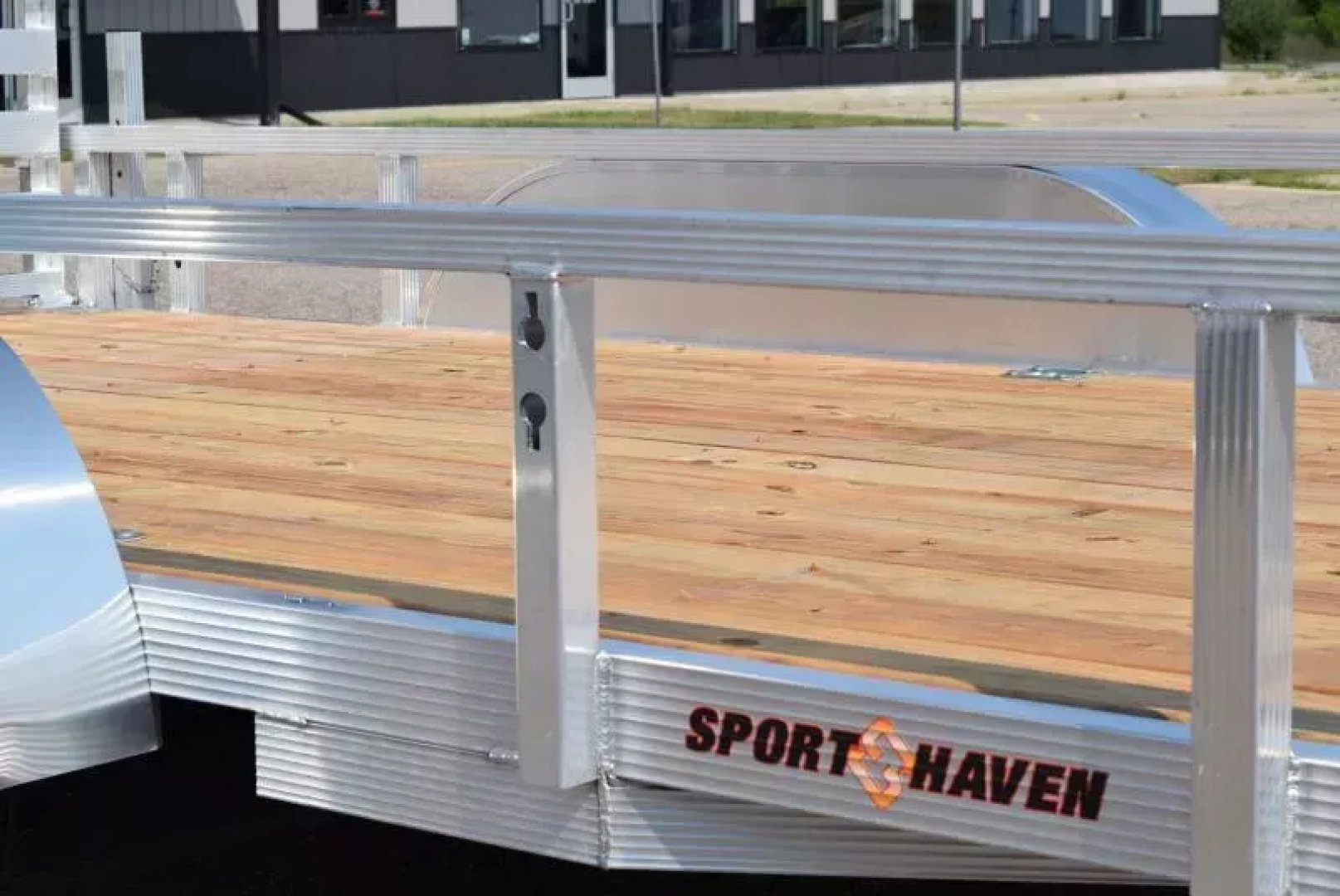 New SPORT HAVEN 7x14 OPEN UTILITY TRAILER W/ HD REAR RAMP GATE