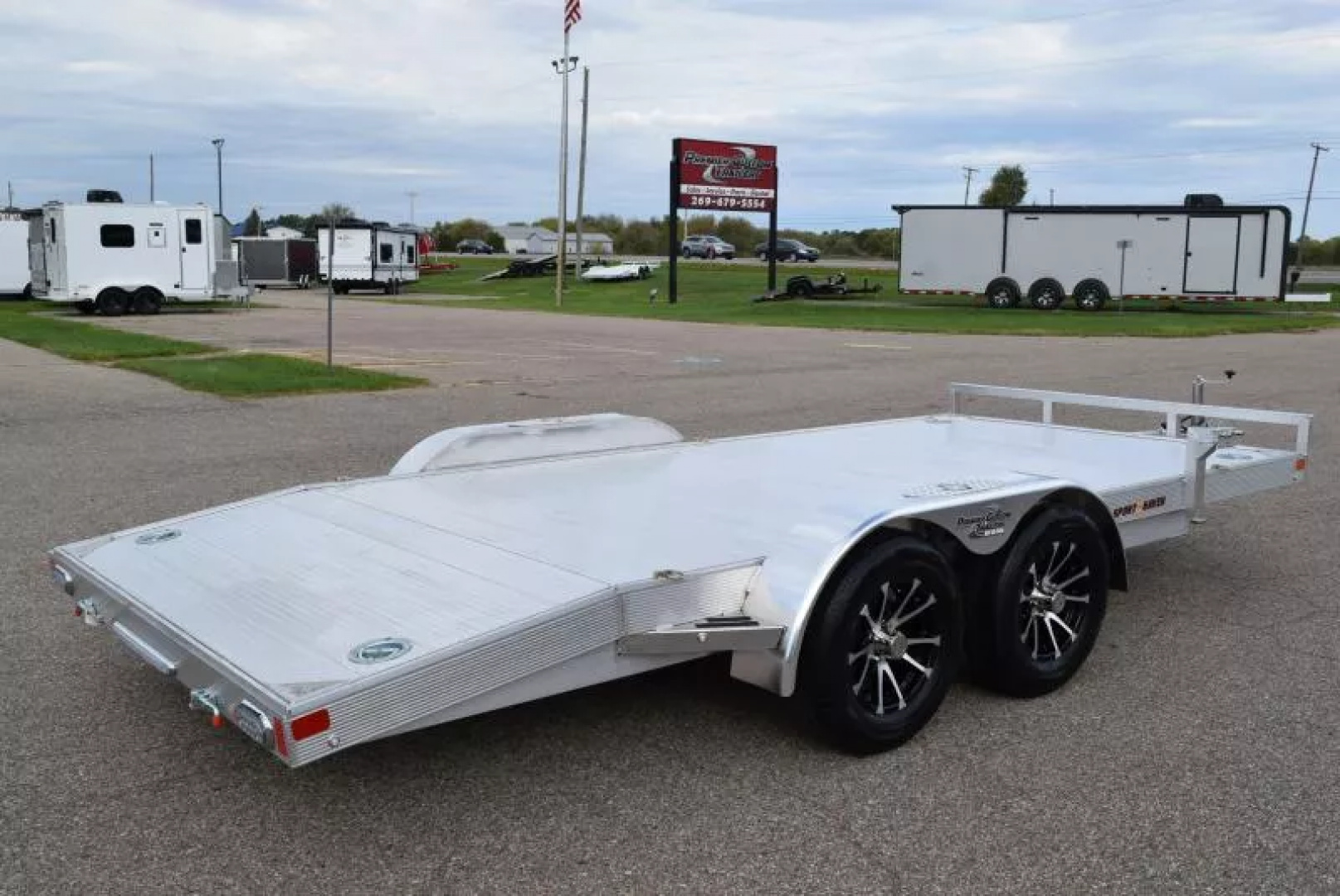 New SPORT HAVEN 16' PREMIUM SERIES ALUMINUM OPEN CAR HAULER - 7K GVWR