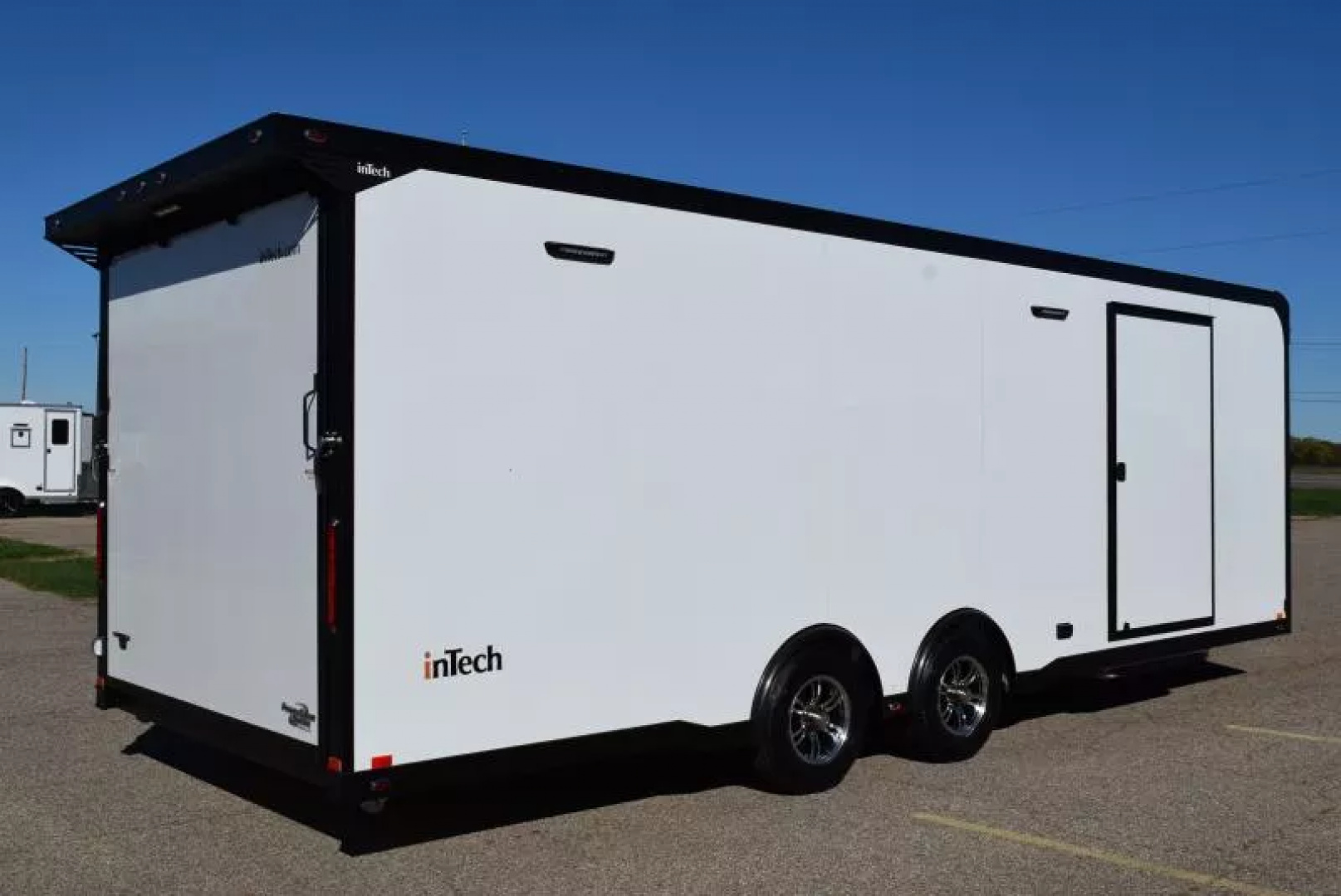 New INTECH 8.5x24 LITE SERIES ALL ALUMINUM RACE HAULER