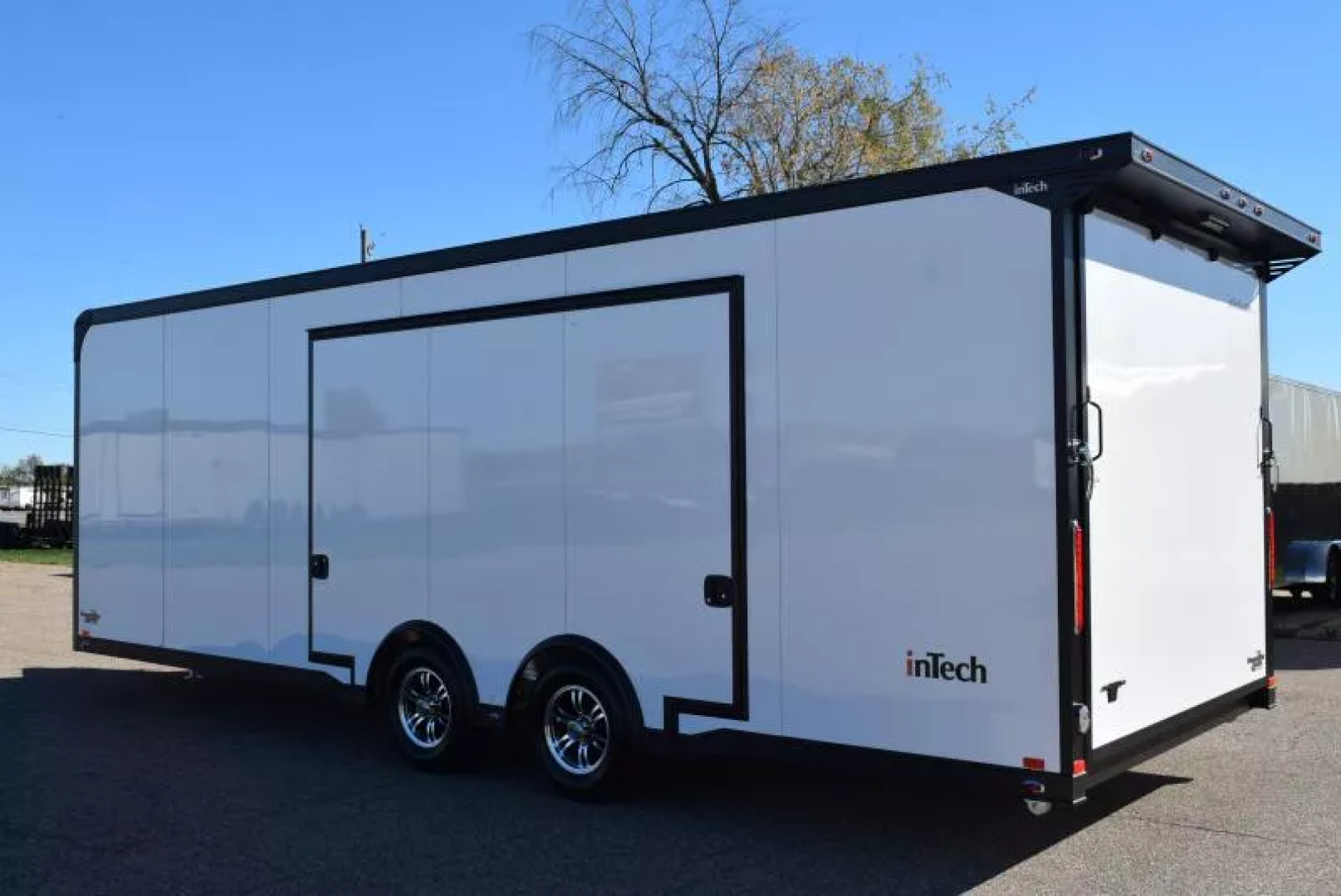New INTECH 8.5x24 LITE SERIES ALL ALUMINUM RACE HAULER