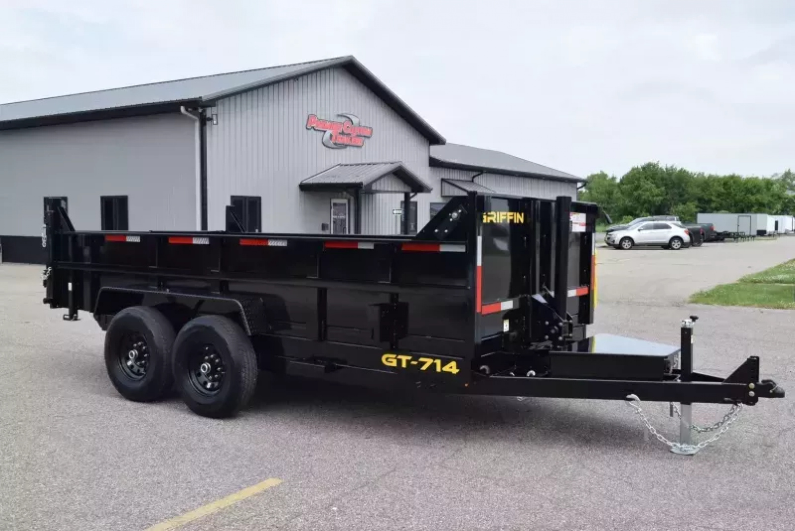 New GRIFFIN 7x14 14K DUMP TRAILER w/ TELESCOPING CYLINDER