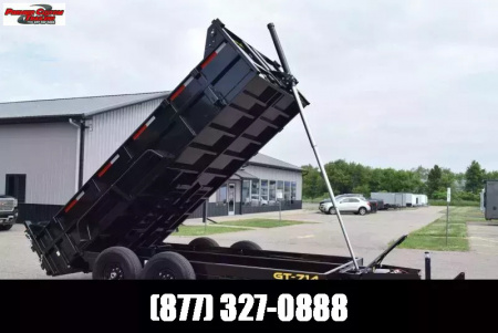 New GRIFFIN 7x14 14K DUMP TRAILER w/ TELESCOPING CYLINDER