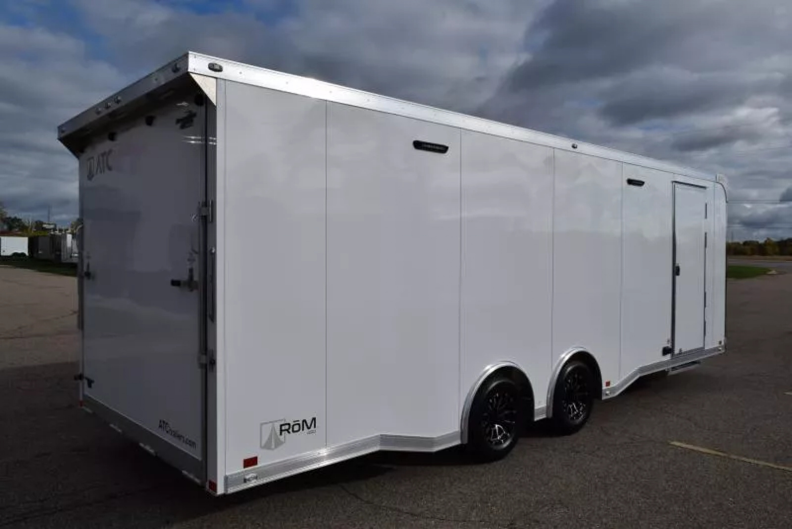 New ATC 8.5x24' ROM 450 RACE HAULER w/ PREMIUM ESCAPE DOOR & LIFETRAC SYSTEM