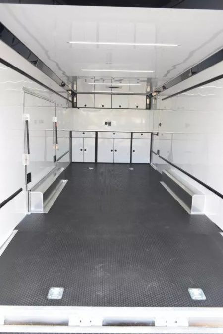 New ATC 8.5x24' ROM 450 RACE HAULER w/ PREMIUM ESCAPE DOOR & LIFETRAC SYSTEM