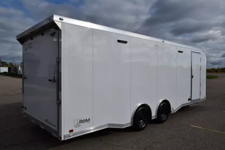 New ATC 8.5x24' ROM 450 RACE HAULER w/ PREMIUM ESCAPE DOOR & LIFETRAC SYSTEM