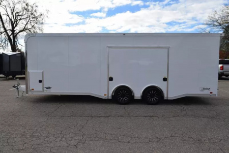 New ATC 8.5x24' ROM 450 RACE HAULER w/ PREMIUM ESCAPE DOOR & LIFETRAC SYSTEM