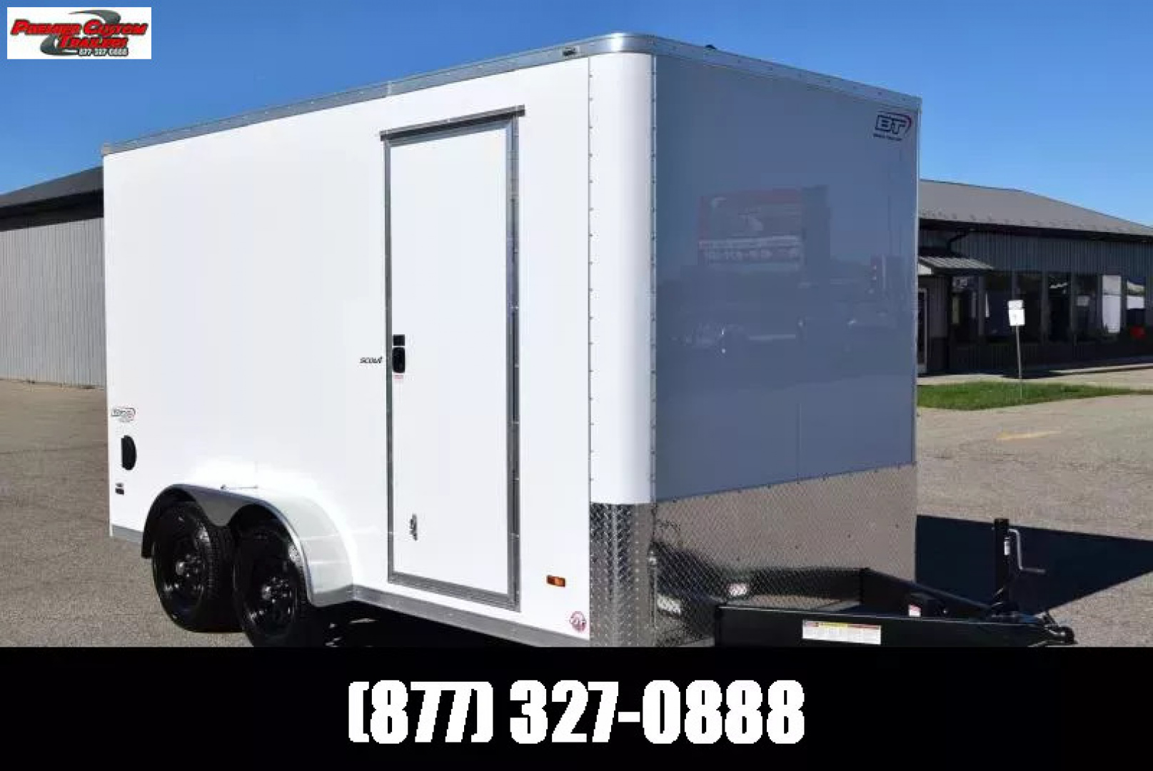 New BRAVO 7x14 SCOUT ENCLOSED CARGO TRAILER